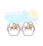 ニコイチうしゃぎ！！夏黄色（個別スタンプ：38）