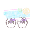 ニコイチうしゃぎ！！夏紫色（個別スタンプ：38）
