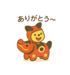 『いっしょに過ごそ』民芸品になっちゃった（個別スタンプ：9）