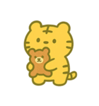 トラの赤ちゃん「チーターくん」のスタンプ（個別スタンプ：4）