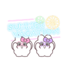 ニコイチうしゃぎ！！夏ピ紫（個別スタンプ：38）