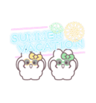 ニコイチうしゃぎ！！夏黄緑（個別スタンプ：38）