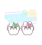ニコイチうしゃぎ！！夏緑ピ（個別スタンプ：38）