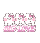3人組うしゃぎ！！夏ピンク（個別スタンプ：8）