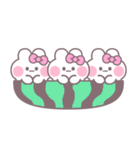 3人組うしゃぎ！！夏ピンク（個別スタンプ：40）