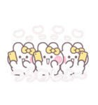 3人組うしゃぎ！！夏黄色（個別スタンプ：28）