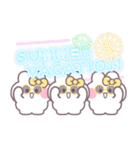 3人組うしゃぎ！！夏黄色（個別スタンプ：38）