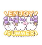 3人組うしゃぎ！！夏紫色（個別スタンプ：33）