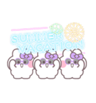 3人組うしゃぎ！！夏紫色（個別スタンプ：38）