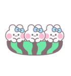 3人組うしゃぎ！！夏水色（個別スタンプ：40）