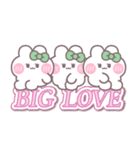 3人組うしゃぎ！！夏緑色（個別スタンプ：8）