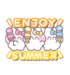 3人組うしゃぎ！！夏ピ黄水（個別スタンプ：33）