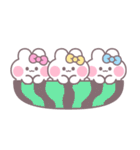 3人組うしゃぎ！！夏ピ黄水（個別スタンプ：40）