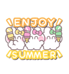 3人組うしゃぎ！！夏黄ピ緑（個別スタンプ：33）