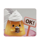 コーヒーホイッププリン(四角型)（個別スタンプ：2）