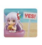 ビーチハンバーガーみなみちゃん（個別スタンプ：4）