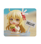 ビーチハンバーガーみなみちゃん（個別スタンプ：6）