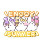 3人組うしゃぎ！！夏紫黄ピ（個別スタンプ：33）