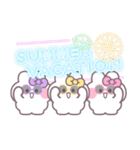 3人組うしゃぎ！！夏紫黄ピ（個別スタンプ：38）