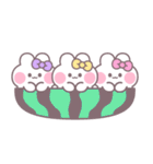 3人組うしゃぎ！！夏紫黄ピ（個別スタンプ：40）