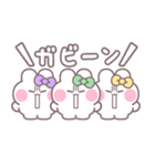 3人組うしゃぎ！！夏紫緑黄（個別スタンプ：9）