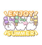 3人組うしゃぎ！！夏紫緑黄（個別スタンプ：33）
