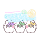 3人組うしゃぎ！！夏紫緑黄（個別スタンプ：38）