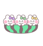 3人組うしゃぎ！！夏紫緑黄（個別スタンプ：40）