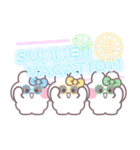 3人組うしゃぎ！！夏水黄緑（個別スタンプ：38）