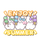 3人組うしゃぎ！！夏緑水紫（個別スタンプ：33）