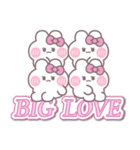 4人組うしゃぎ！！夏ピンク（個別スタンプ：8）