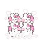 4人組うしゃぎ！！夏ピンク（個別スタンプ：28）