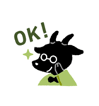 ノン活しよう！タヌ山さんとコン野くん（個別スタンプ：3）