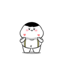 ぽっちゃりした白丸兄弟（個別スタンプ：18）