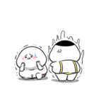 ぽっちゃりした白丸兄弟（個別スタンプ：28）
