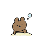 ゆかいなくまたちの日常（個別スタンプ：3）