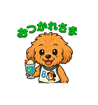 ずっと使える♡トイプー翔太のスタンプ（個別スタンプ：3）