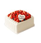 ケーキのある幸せ〜40種の甘い誘惑〜（個別スタンプ：40）