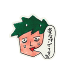 吹き出しと顔（個別スタンプ：11）