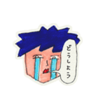 吹き出しと顔（個別スタンプ：13）