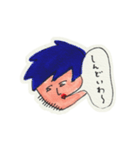 吹き出しと顔（個別スタンプ：23）