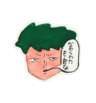 吹き出しと顔（個別スタンプ：25）