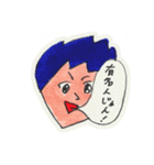 吹き出しと顔（個別スタンプ：28）