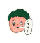 吹き出しと顔（個別スタンプ：30）