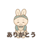 がんばる工芸うさぎスタンプ（個別スタンプ：23）