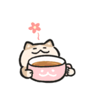 色んな柄のぽってり猫 日常会話（個別スタンプ：9）