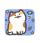色んな柄のぽってり猫 日常会話（個別スタンプ：30）