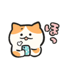 色んな柄のぽってり猫 日常会話（個別スタンプ：34）