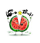 あま〜い！スイカ坊や（個別スタンプ：6）