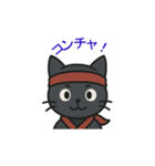 忍者猫001（個別スタンプ：2）